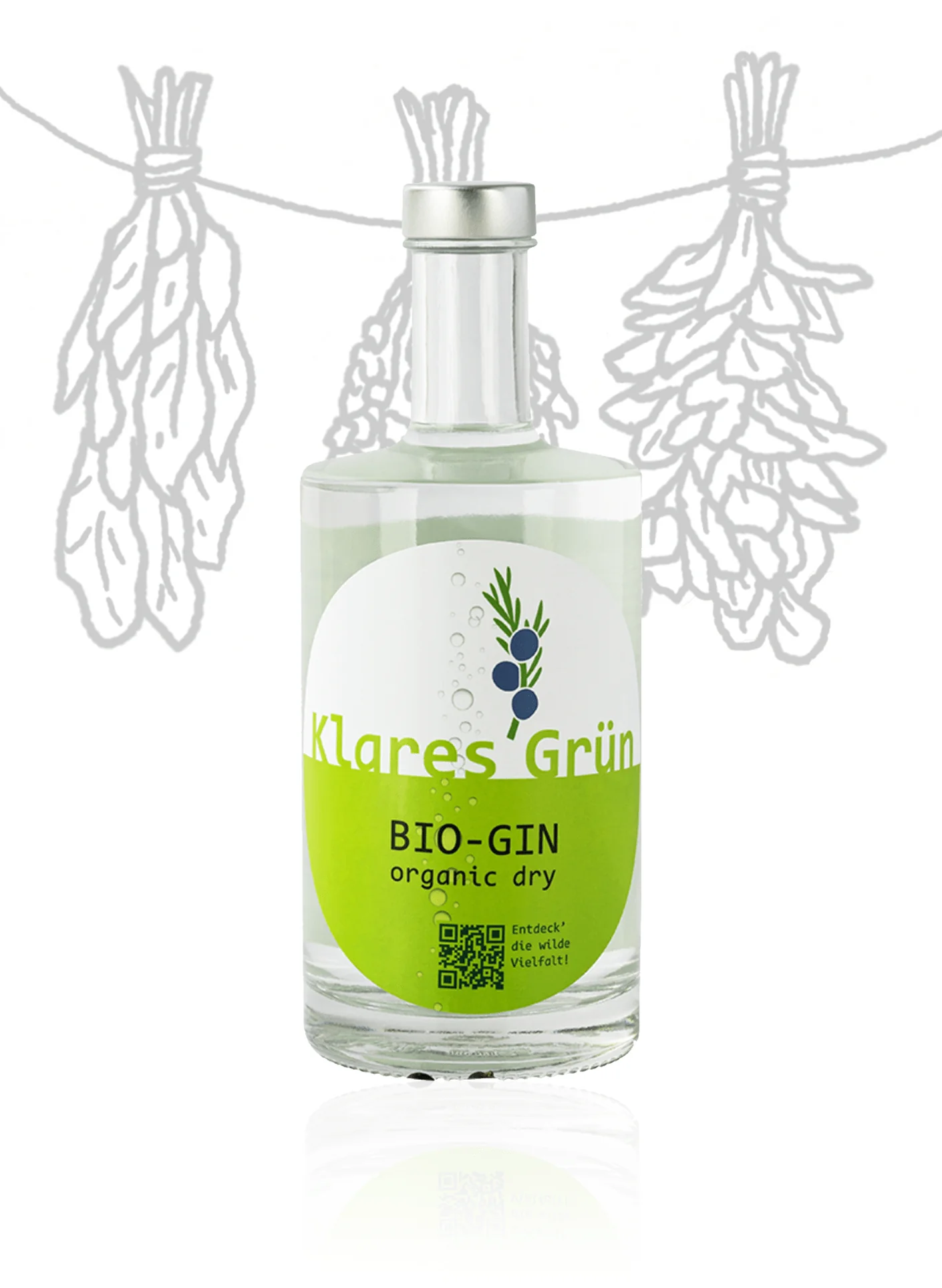 Bio-Gin Klares Grün