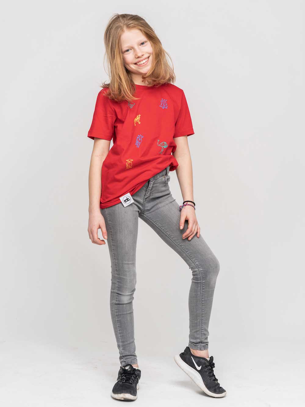 Landvergnügen Kinder T-Shirt Rot - Image 3