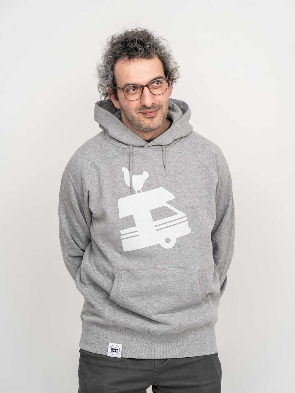 Landvergnügen Hoodie – hellgrau - Image 4