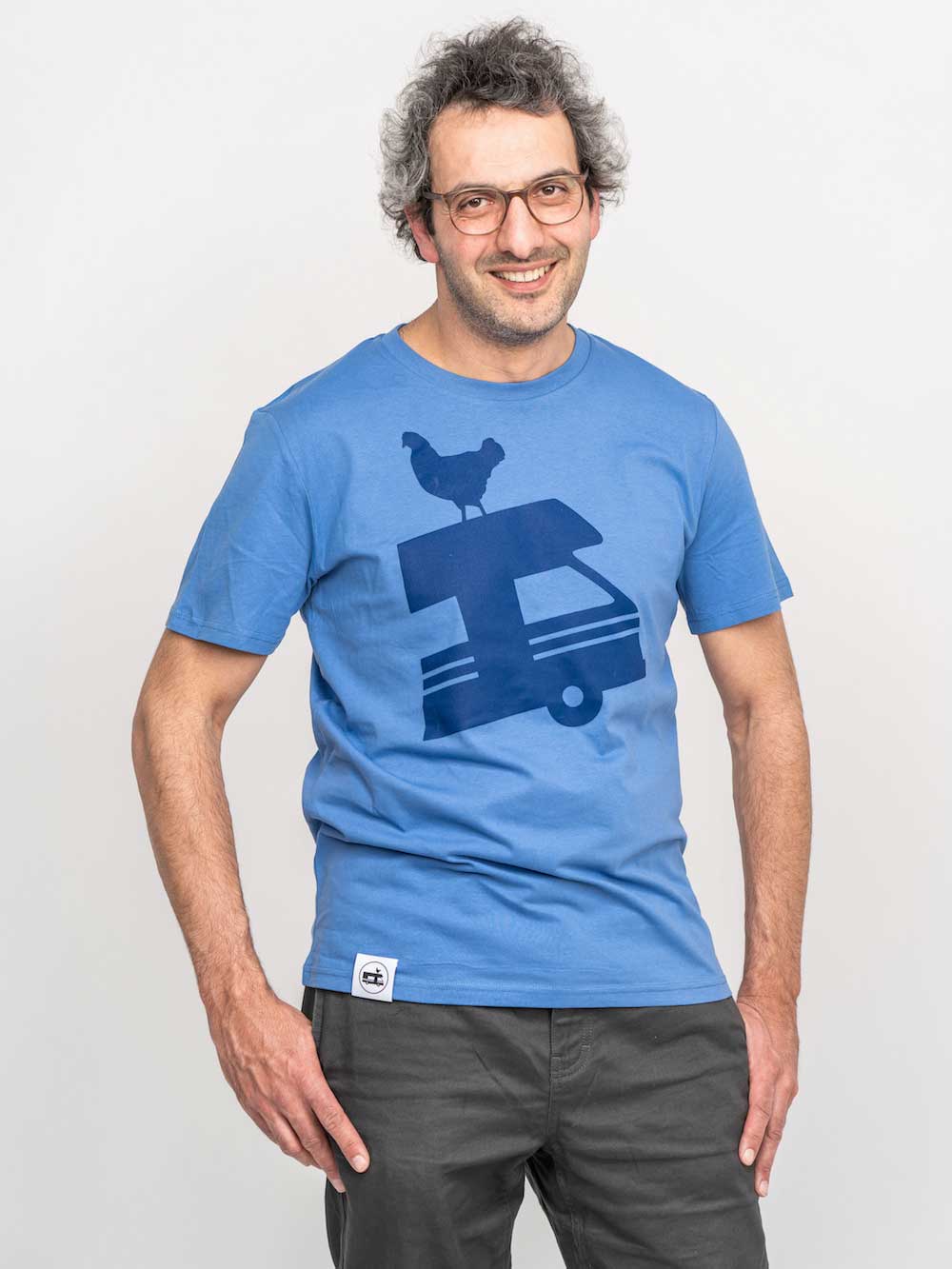 Landvergnügen Logo T-Shirt – Himmelblau - Image 3