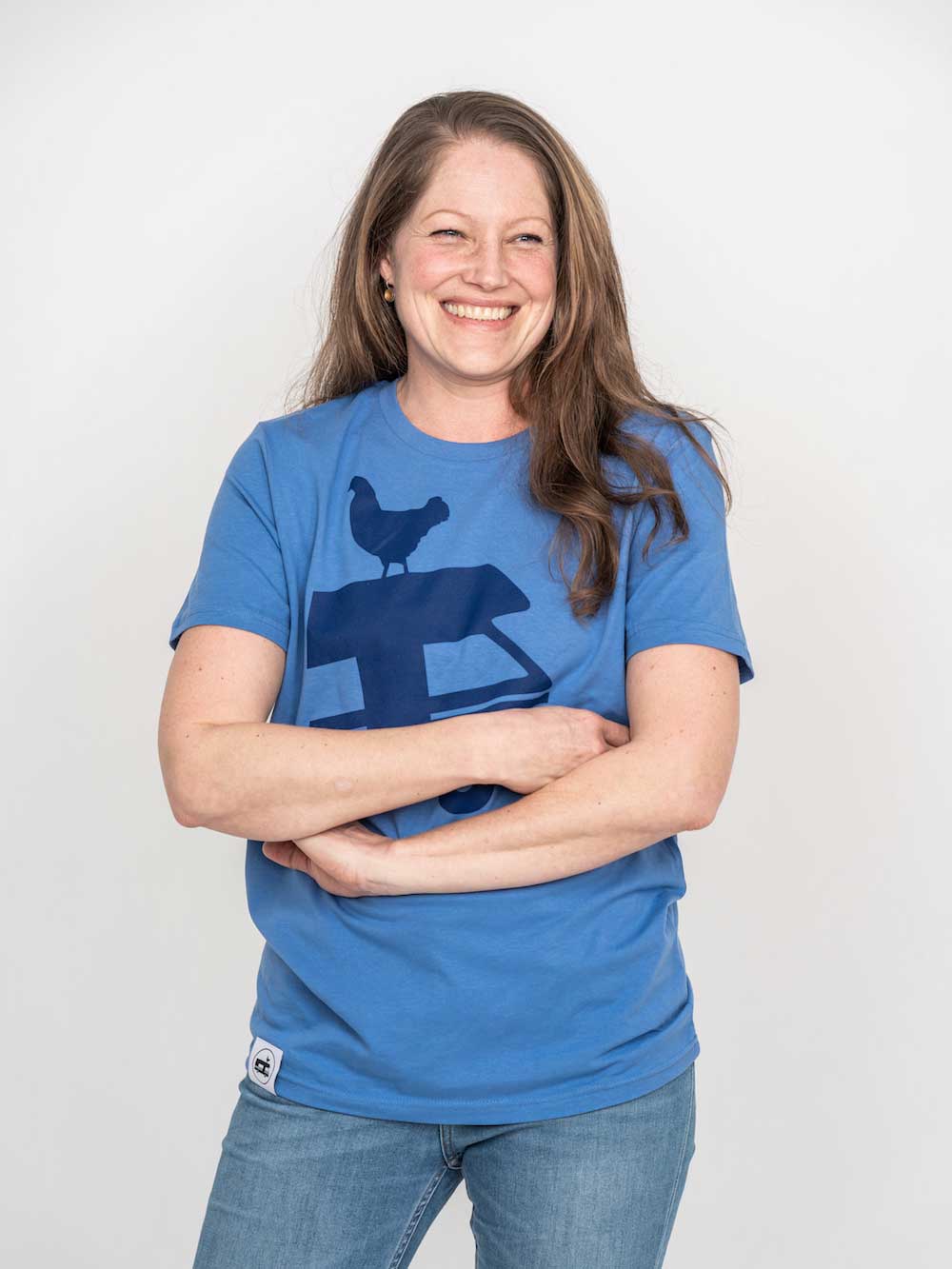 Landvergnügen Logo T-Shirt – Himmelblau - Image 5