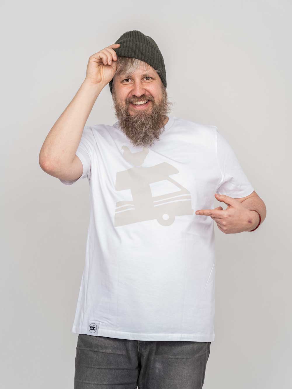 Landvergnügen Logo T-Shirt – Weiß - Image 5